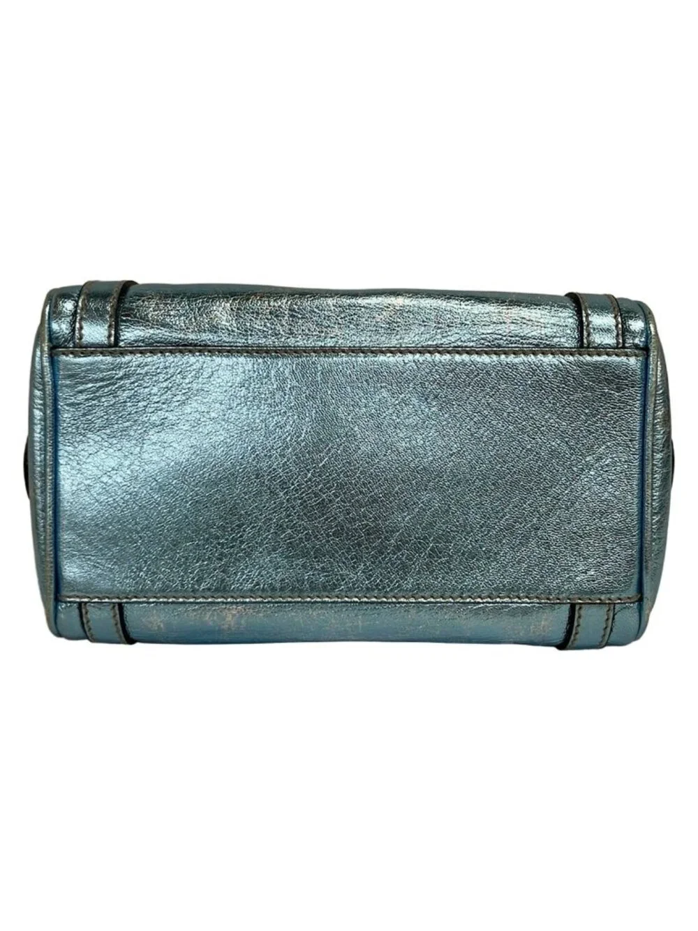 Dolce & Gabbana Handbag Blue Mini Boston Leather